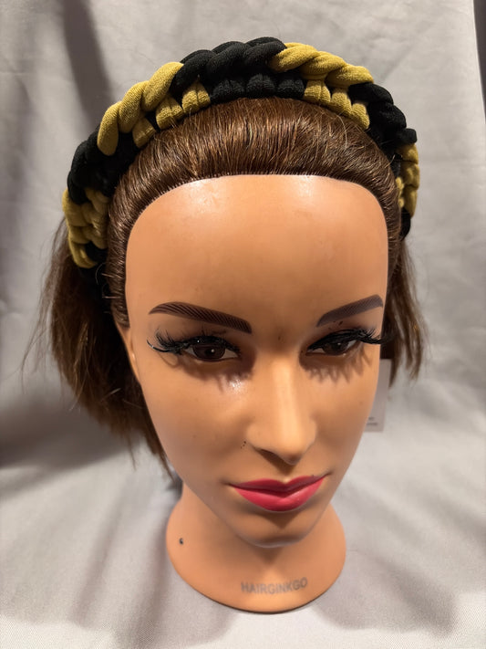 New Orleans Saints NFL Colors Authentic Handmade Headbands