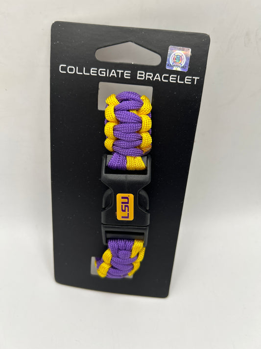 LSU Tigers Collegiate Survivor Bracelet