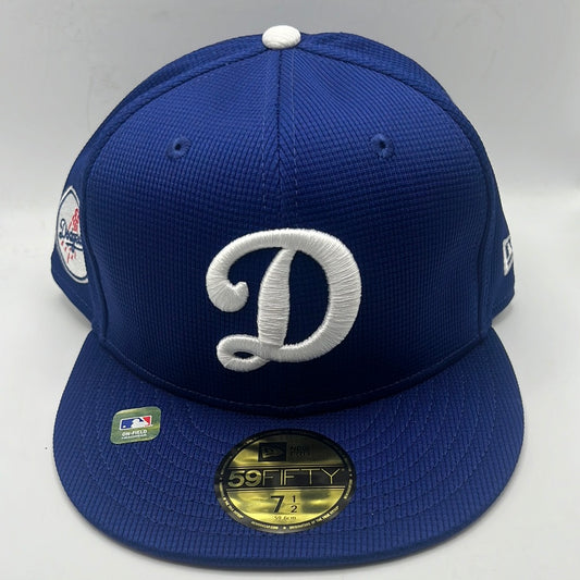 Los Angeles Dodgers MLB 2024 Batting  Practice New Era 59Fifty Royal Blue Fitted Hat