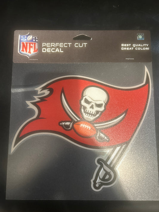 Tampa Bay Buccaneers NFL Perfect Cut Decal 8x8