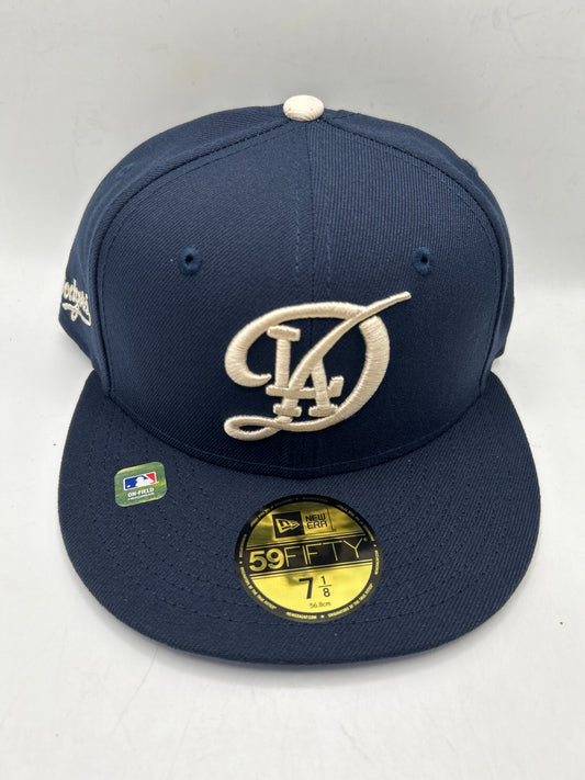 Los Angeles Dodgers MLB 2024 City Connect New Era 59Fifty Navy Fitted Hat