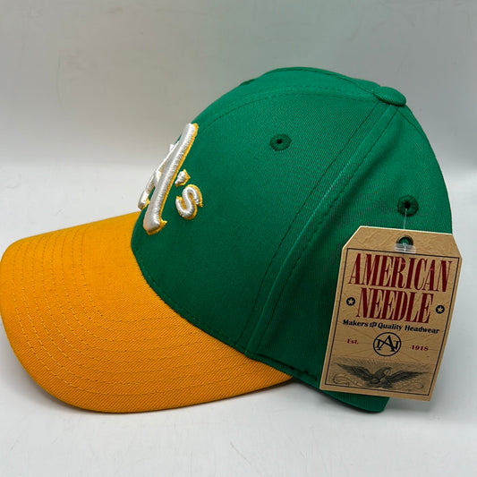 Vintage Oakland Athletics MLB American Needle Cooperstown Collection Strap Back Hat