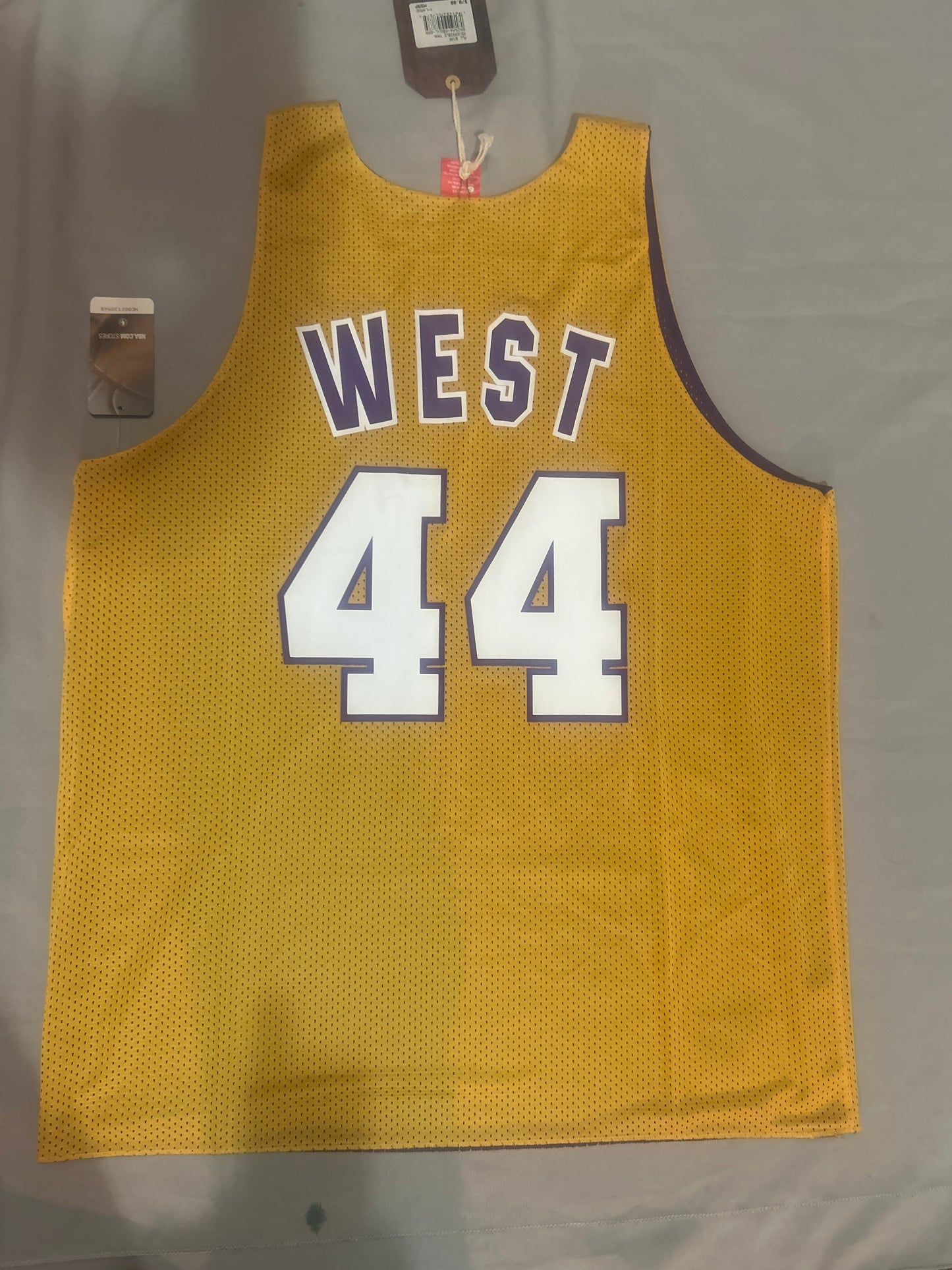 Los Angeles Lakers NBA Mitchell & Ness Hardwood Classics All Star #44 West Reversible Men Tank