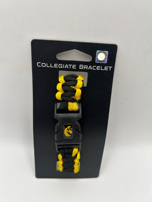 Iowa Hawkeyes Collegiate Survivor Bracelet