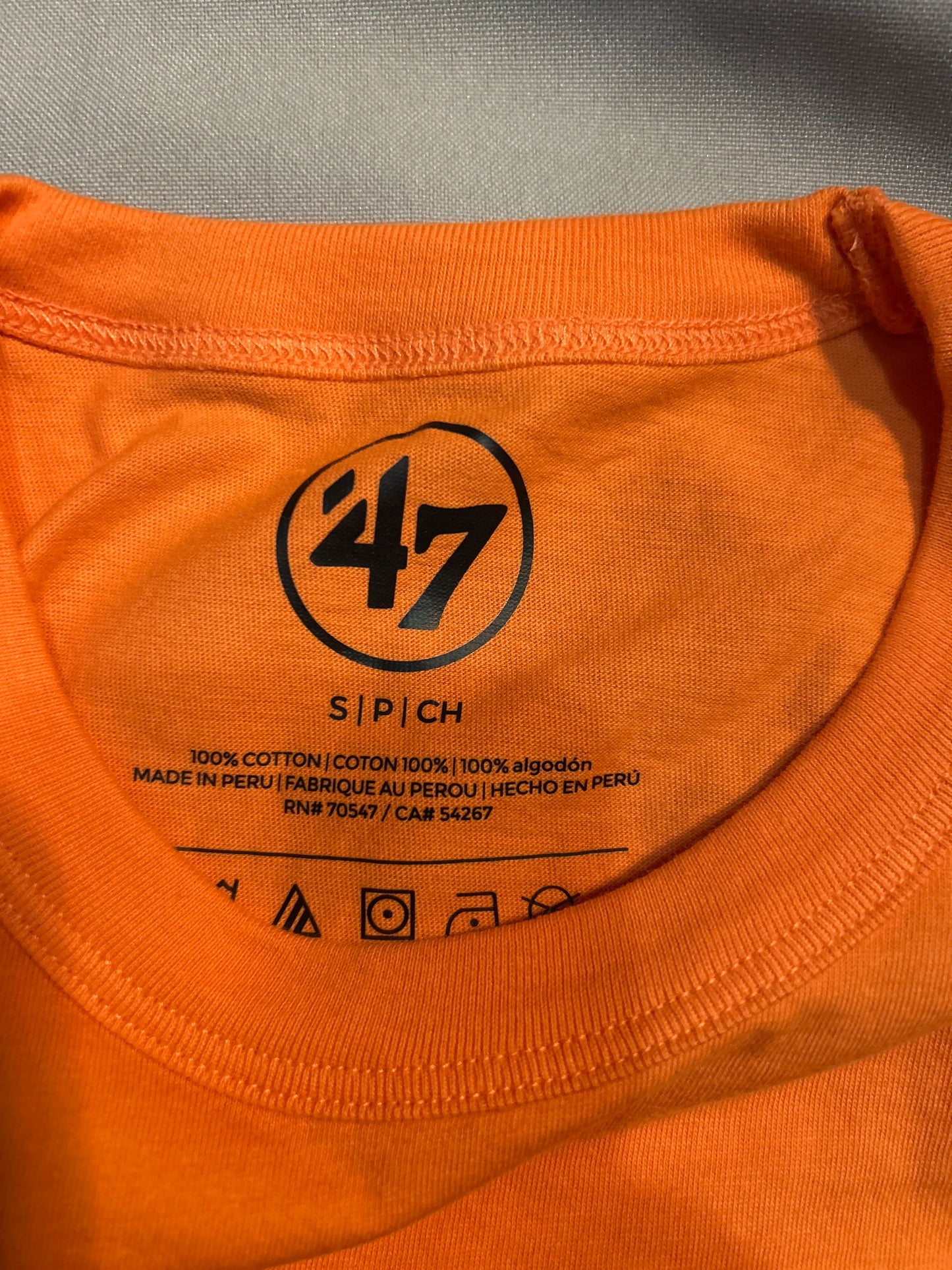 Denver Broncos NFL 47Brand Signal Orange Upgrade Franklin Tee Men