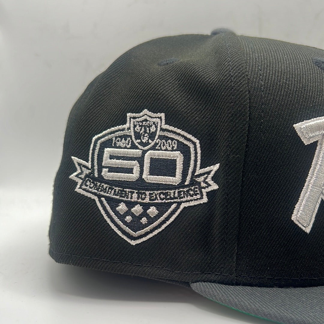 Las Vegas Raiders 59Fifty New Era 1960-2006 Commitment to Excellence Side Patch Fitted Hat