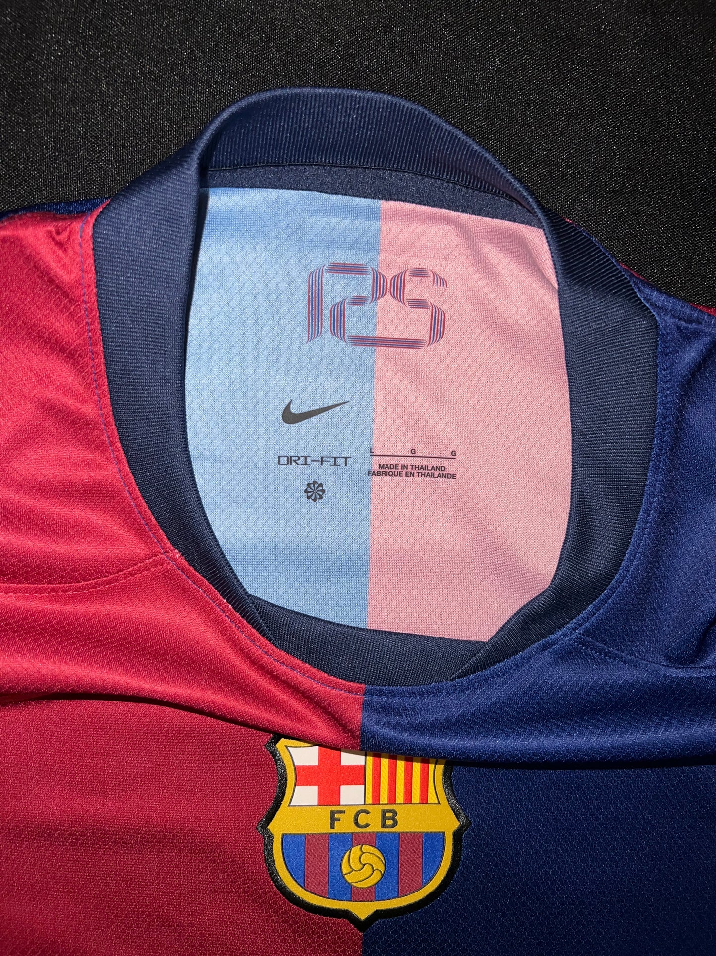 Barcelona Nike 2024-2025 125th Anniversary Home Men Jersey