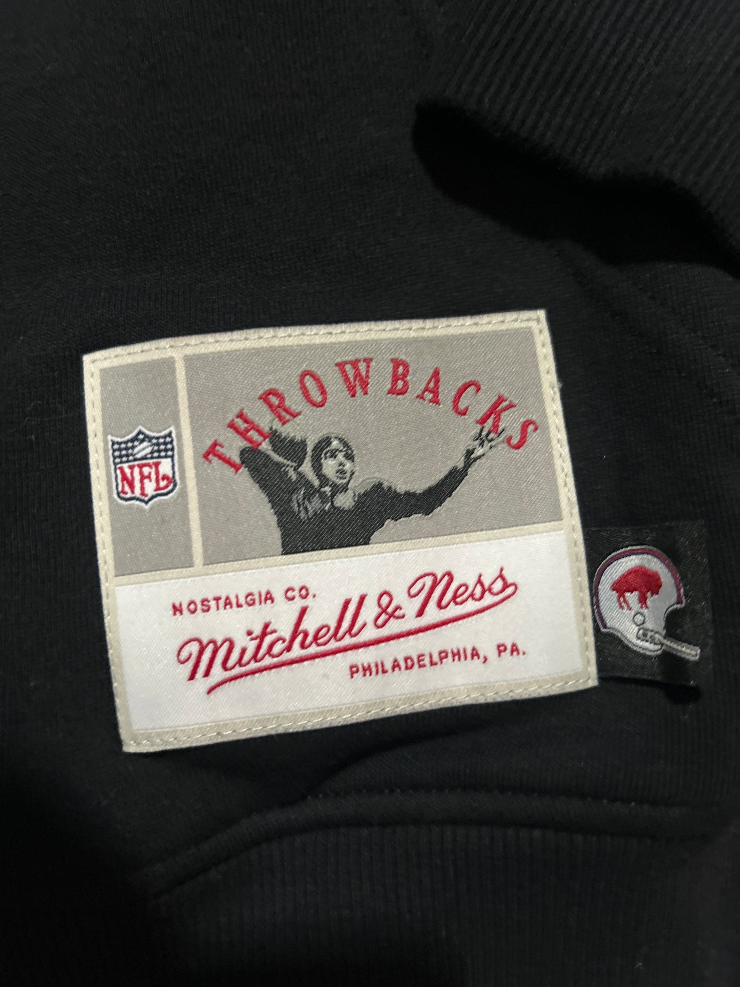 Buffalo Bills NFL Mitchell  & Ness Throwbacks Big Face Men Hoodie