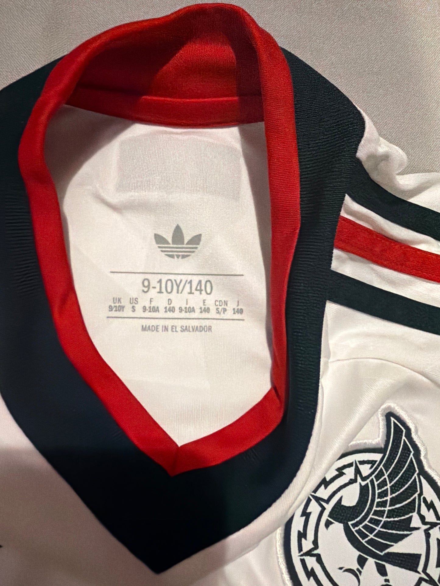 Mexico Adidas Soccer World Cup 2026 Replica Authentic Youth Jersey