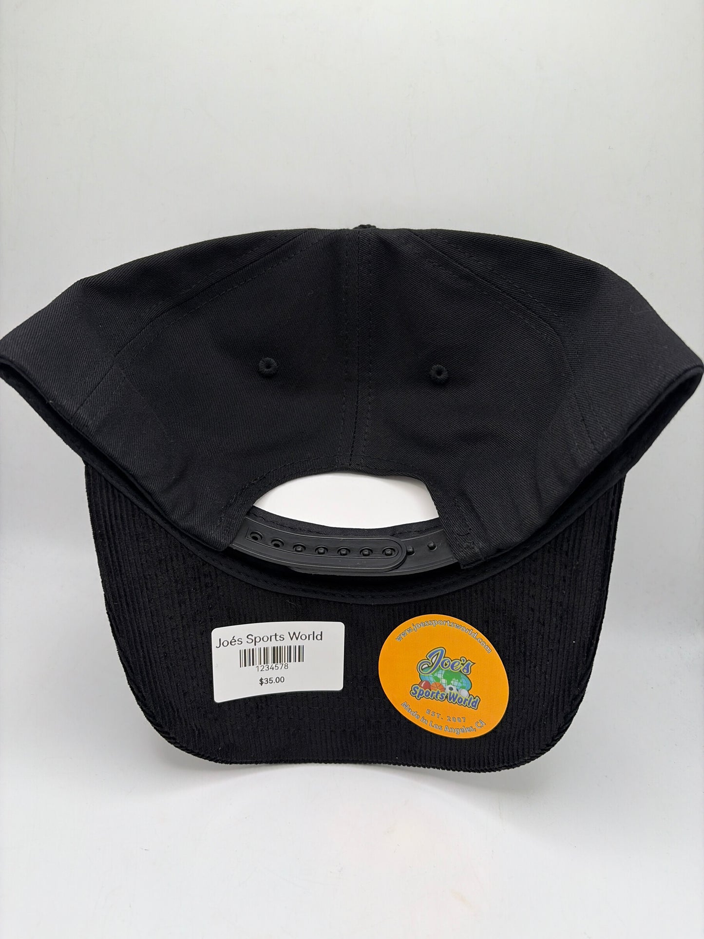 Mexico JSW Authentic Corduroy Visor A-Frame Adjustable Hat