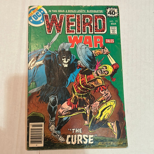 Weird War Tales by DC Comics “The Curse” No. 73 Comic Book