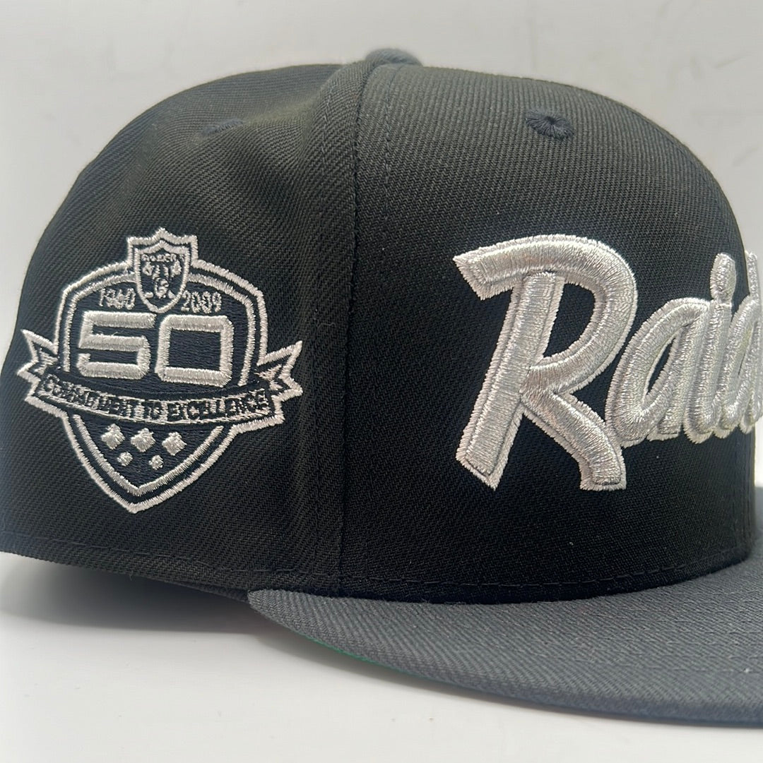 Las Vegas Raiders 59Fifty New Era 1960-2006 Commitment to Excellence Side Patch Fitted Hat