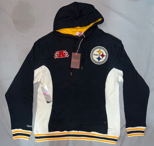 Pittsburgh Steelers NFL Mitchell & Ness Throwback Team Legacy French Terry Hoodie