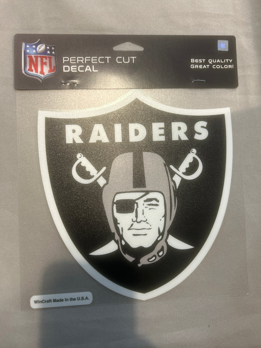 Las Vegas Raiders NFL Perfect Cut Decal 8x8