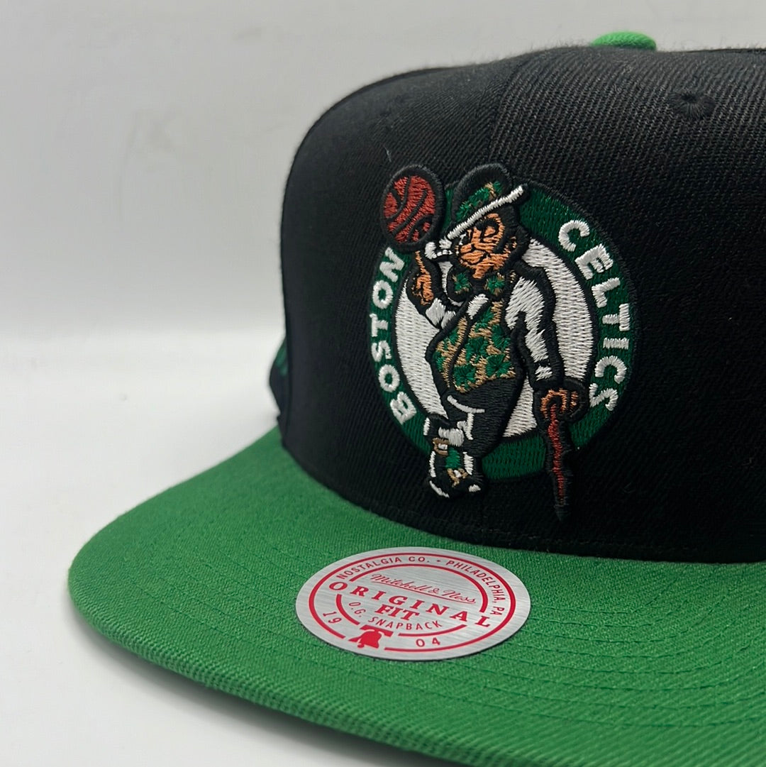 Vintage Boston Celtics NBA Mitchell & Ness Original Fit O.G. Snapback Hat