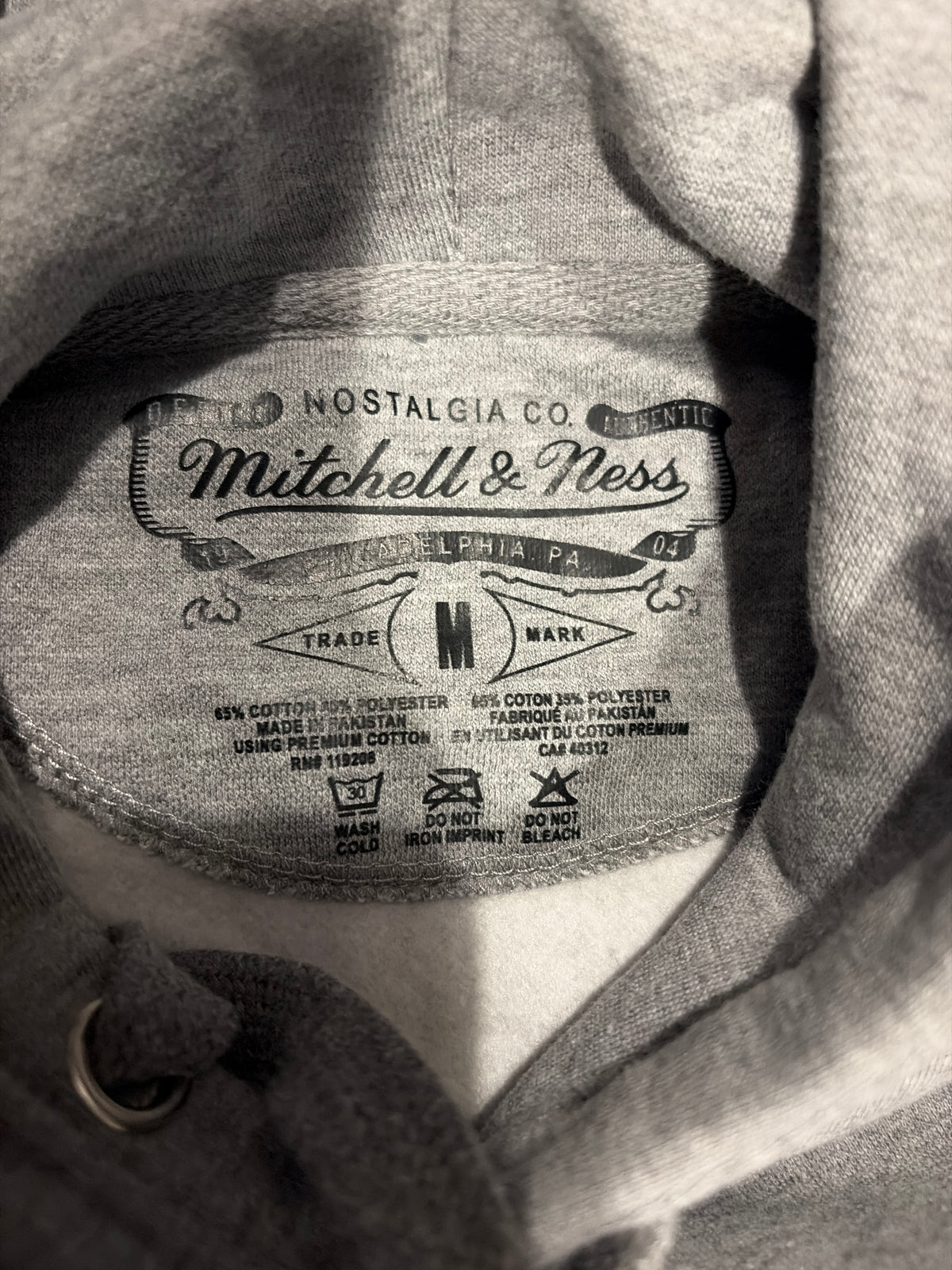 Detroit Lions NFL MITCHELL and Ness Throwbacks Men Hoodie