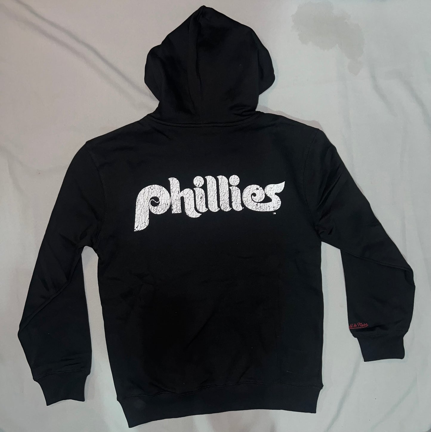 Philadelphia Phillies MLB Mitchell & Ness a Cooperstown Collection Team OG Fleece Hoodie