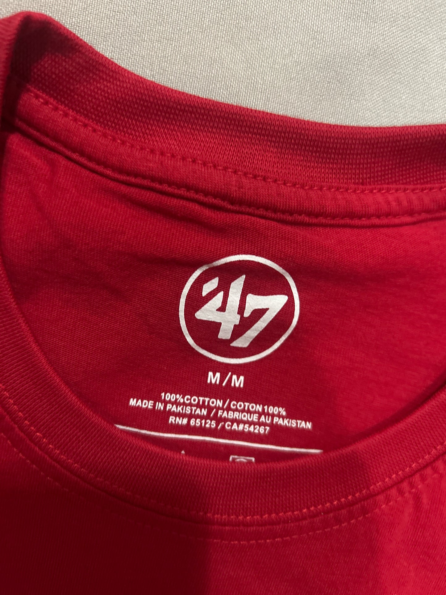 San  Francisco 49ers NFL 47Brand Red Tee Men