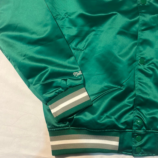 Philadelphia Eagles NFL Mitchell & Ness Nostalgia Co Throwback Satin Men’s Jacket