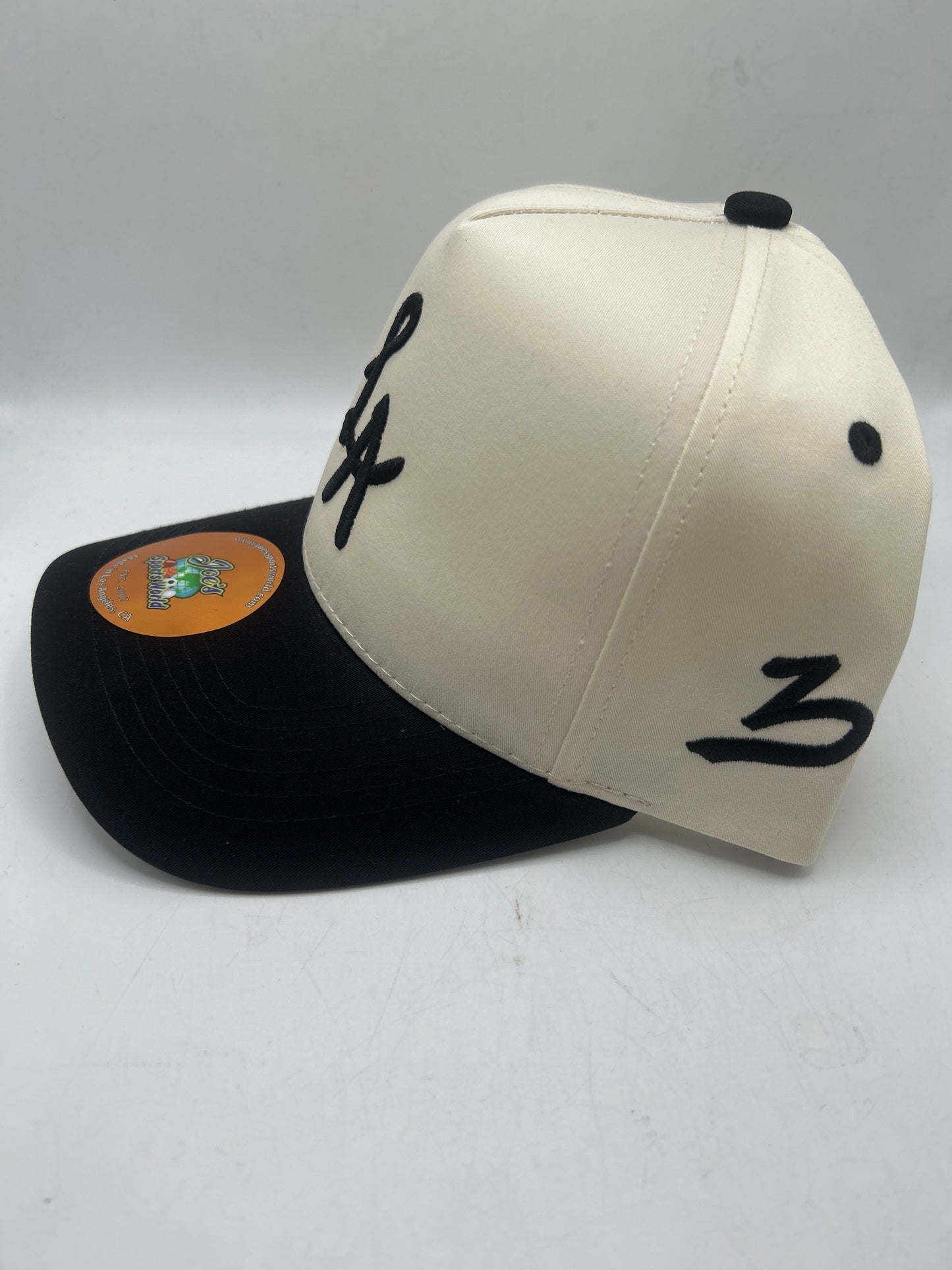 Los Angeles JSW Private Label Khaki/ Black A-Frame Snapback