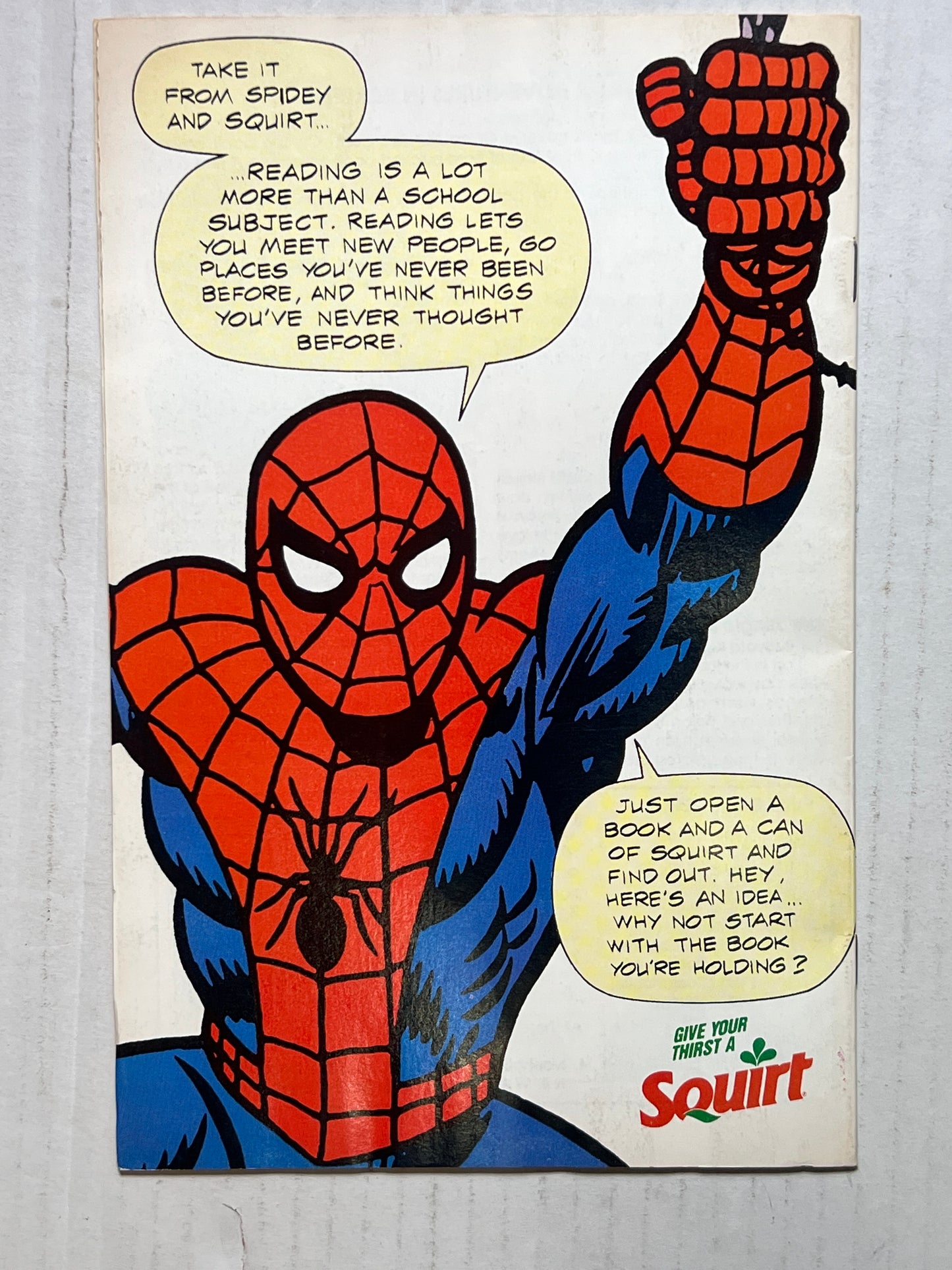 The Amazing Spider-Man By Marvel Comics Group “Adventures in Reading: In the Battle Against Illiteracy!”  #1 1991 Comic Book