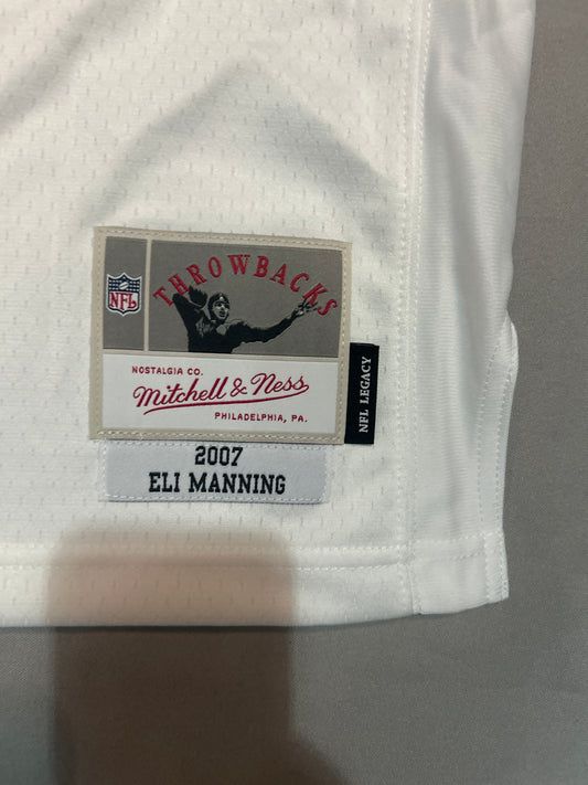 New York Giants NFL Mitchell & Ness Throwback #10 Eli Manning 2007 Legacy Men’s Jersey
