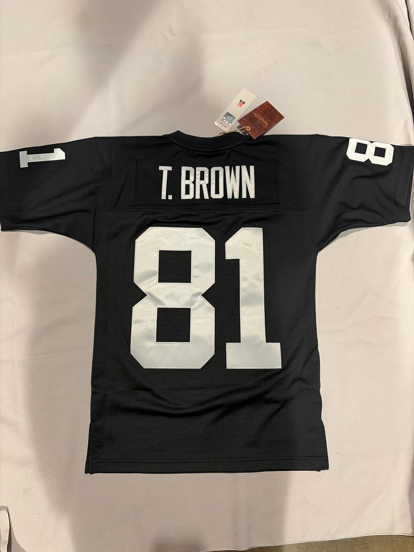 Las Vegas RAIDERS NFL  #81 Tim Brown Mitchell & Ness Men  1997 Legacy Collection Jersey