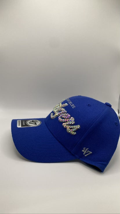 Los Angeles Dodgers MLB ‘47MVP Valenzuela Bedazzle Adjustable Hat