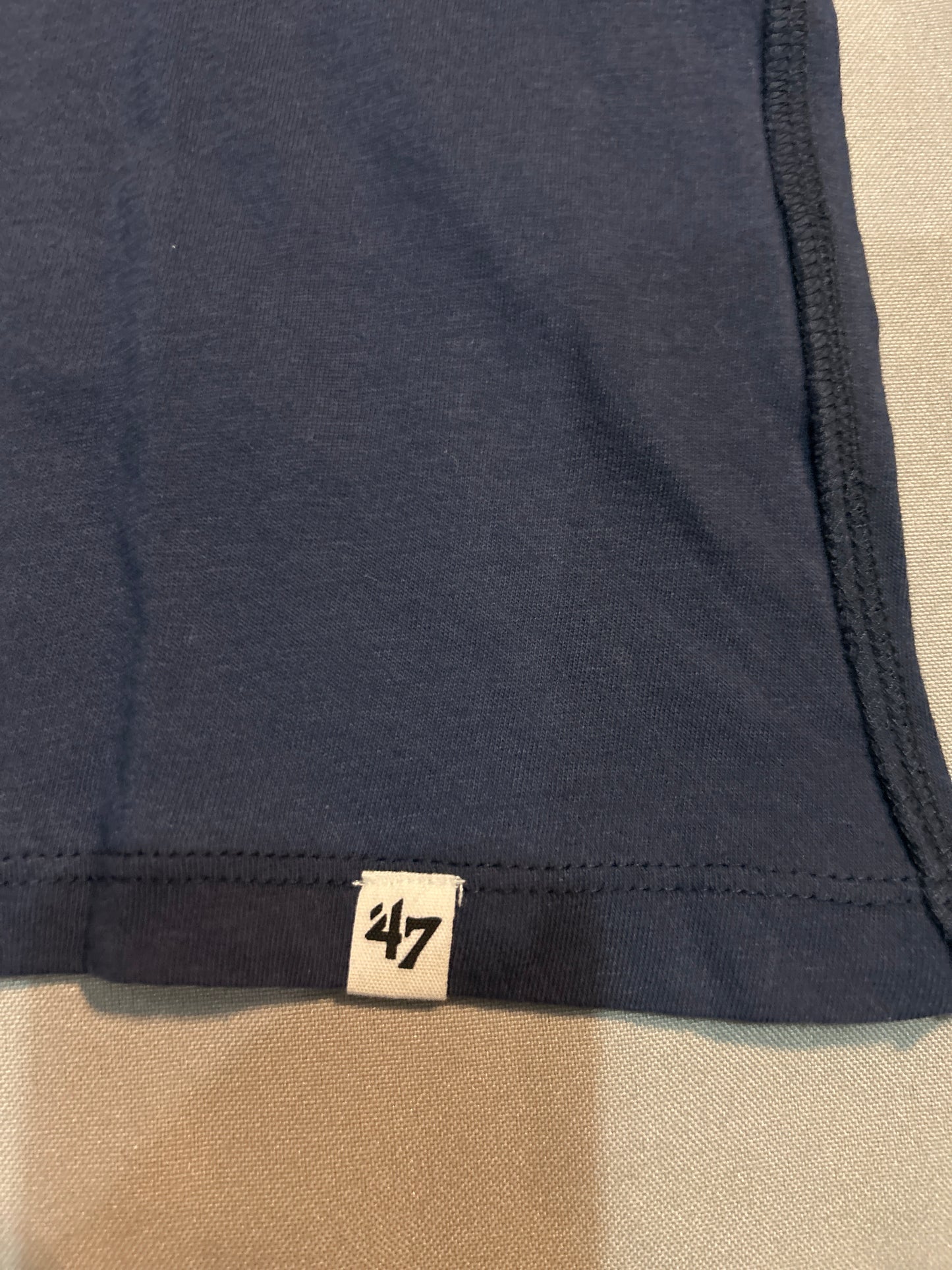 Denver Broncos NFL 47 Brand Atlas Blue Muse Sadie Tee Women