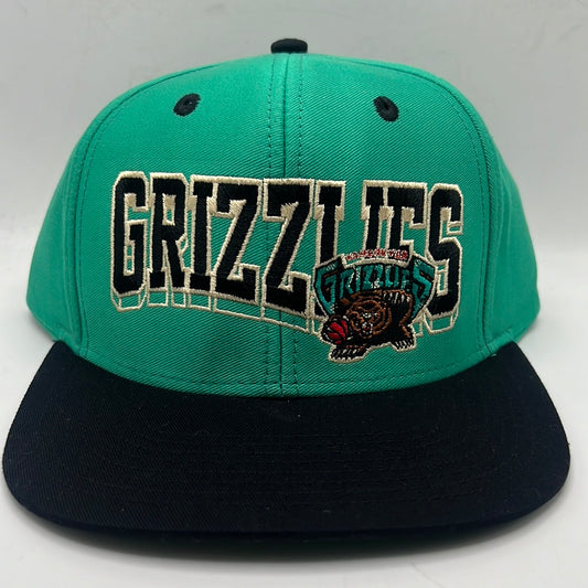 Vintage Vancouver Grizzlies NBA Adidas Hardwood Classic Turquoise/Black Snapback Hat