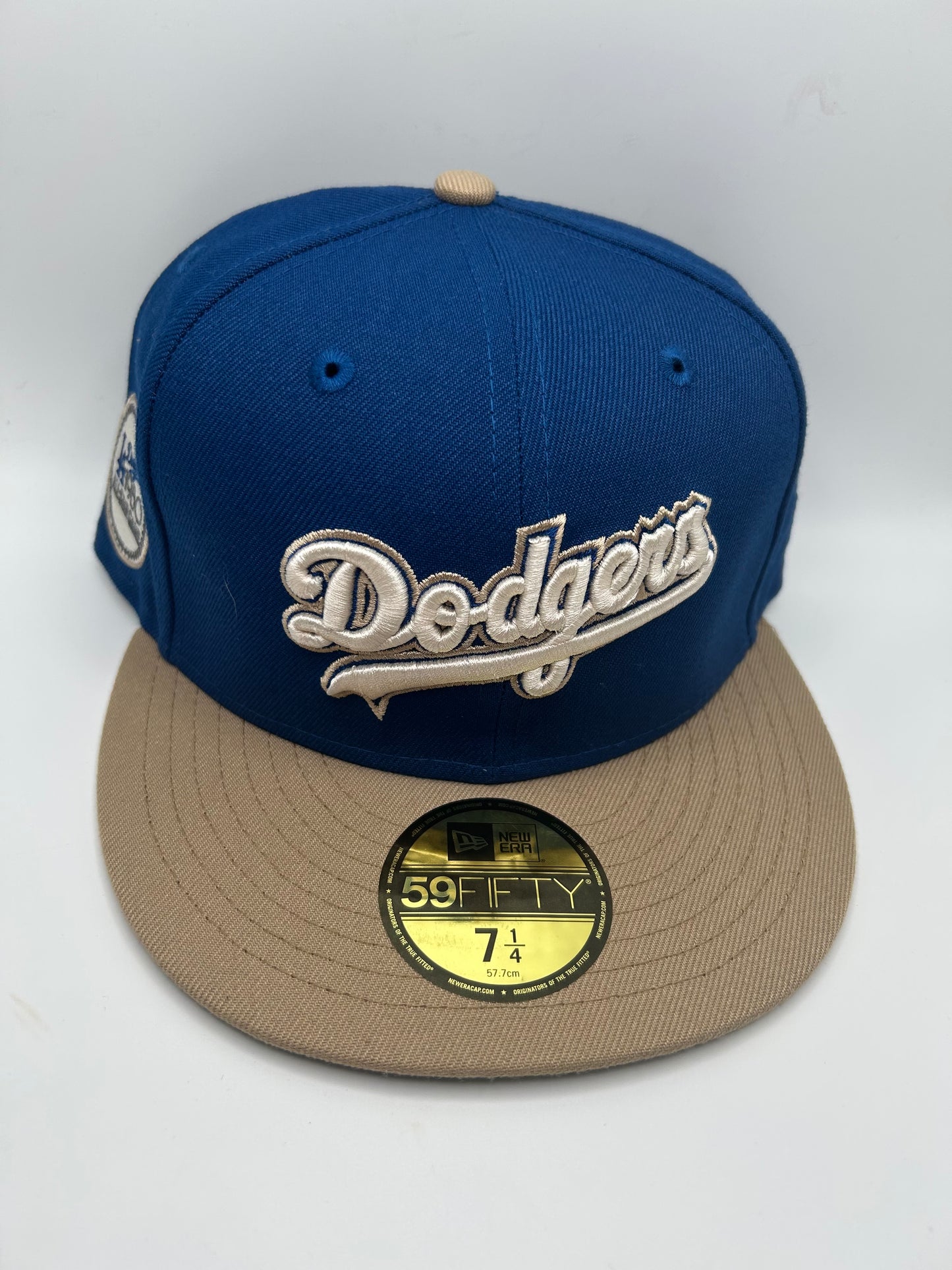 Los Angeles Dodgers MLB 59Fifty New Era “All Star Game 1980” Patch Fitted Hat - Royal Blue/Khaki