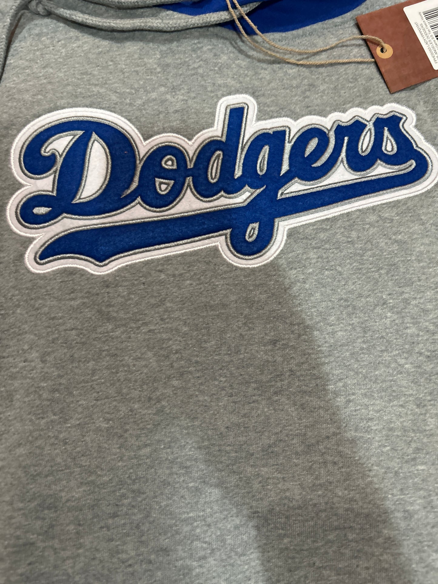 Los Angeles Dodgers MLB Cooperstown Collection Mitchell & Ness Post Game S/S Tee Fleece Hoodie