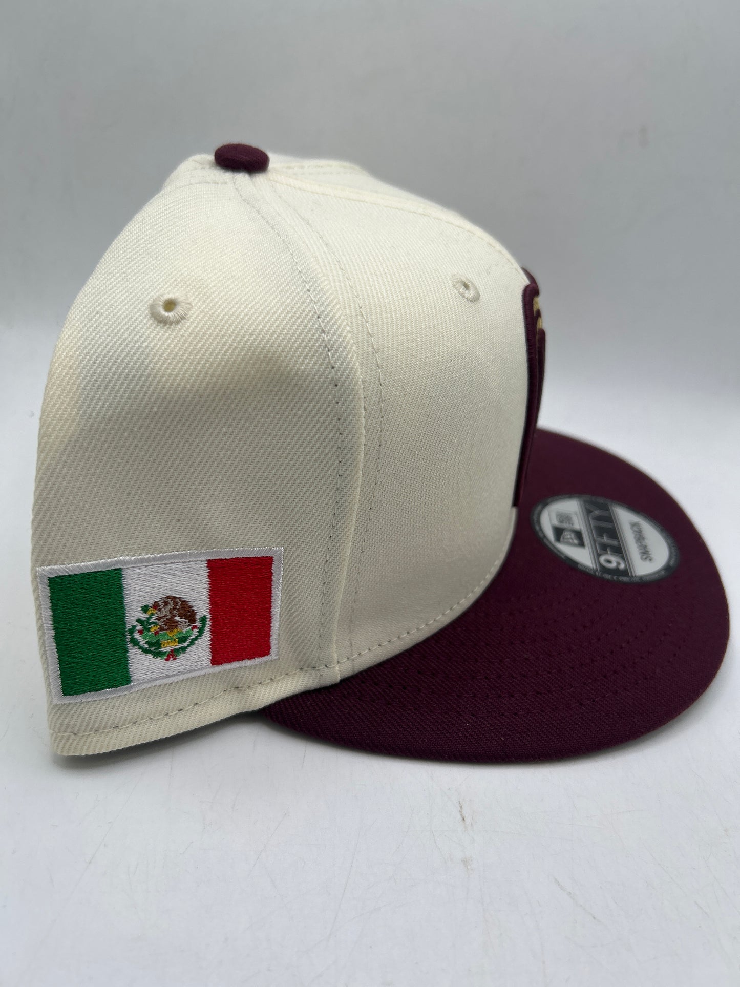México World Classic Baseball New Era 9Fifty Snapback Ivory/Maroon