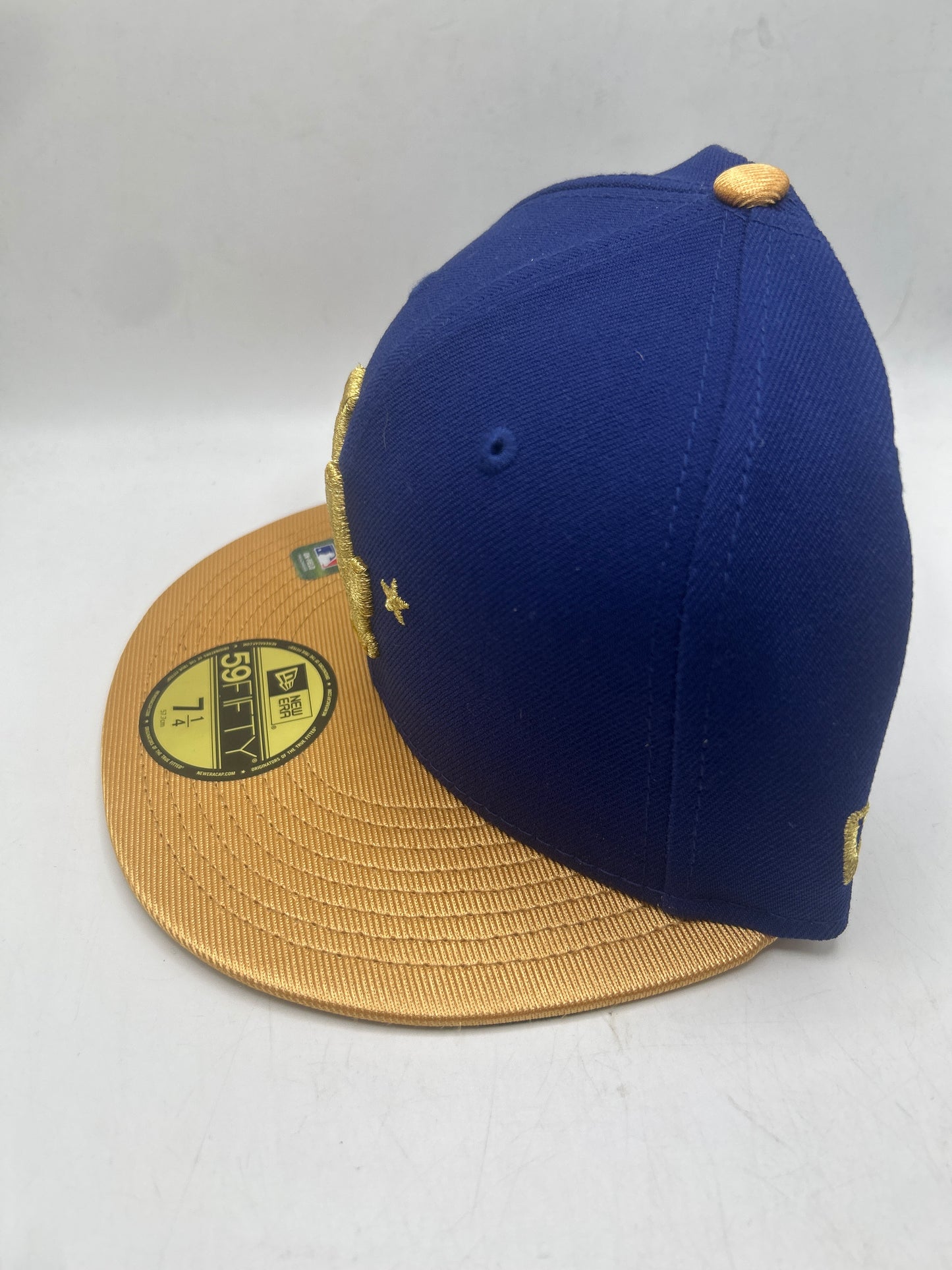 Los Angeles Dodgers MLB 2025 World Series Champions Gold 59Fifty Fitted Hat