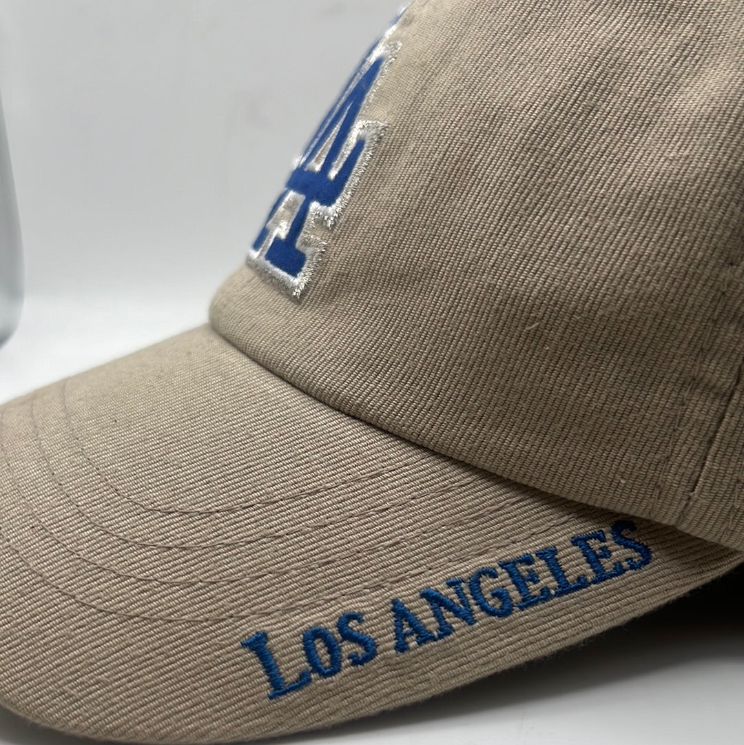 Vintage Los Angeles Dodgers MLB Puma Genuine Merchandise Khaki Adjustable Hat