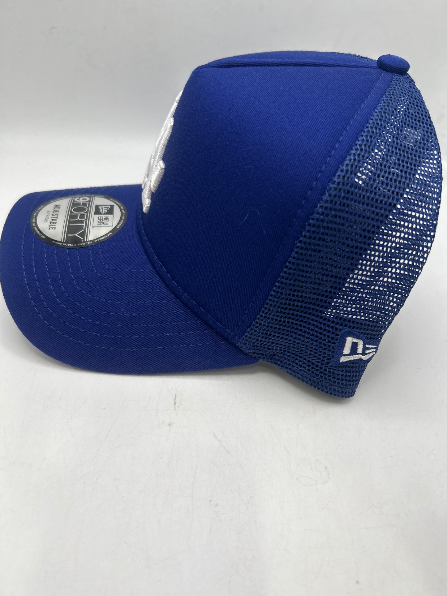 Los Angeles Dodgers MLB New Era Genuine Merchandise 9Forty Royal Blue Adjustable Trucker Hat