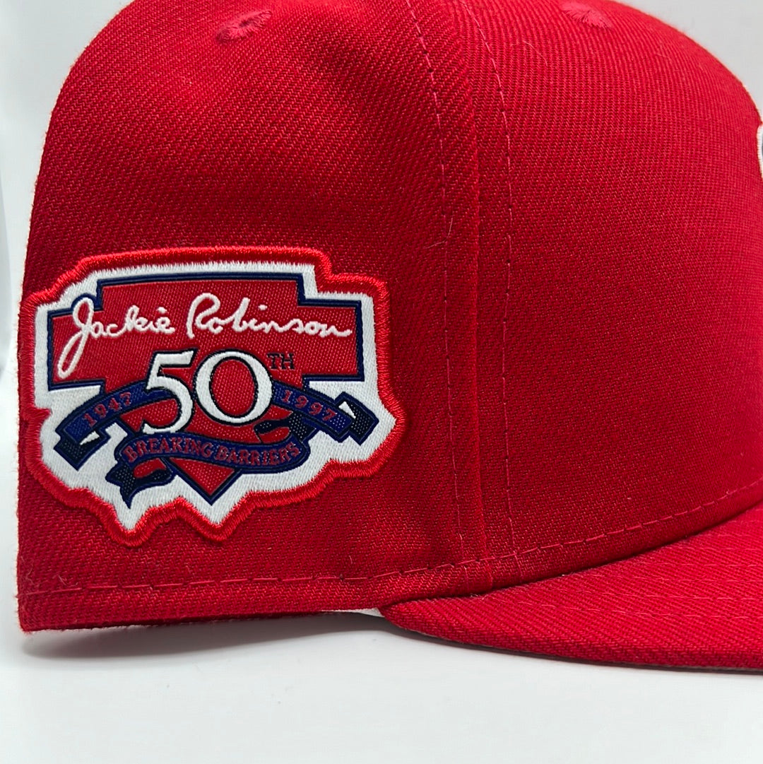 Los Angeles Anaheim Angels MLB New Era 59Fifty Classic Red Fitted Hat