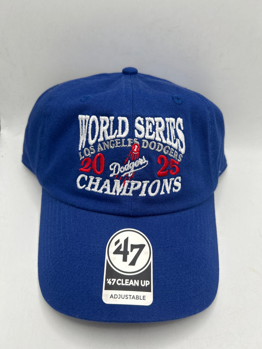 Los Angeles Dodgers MLB 47CLEAN UP 2025 World Series Champion Adjustable Hat