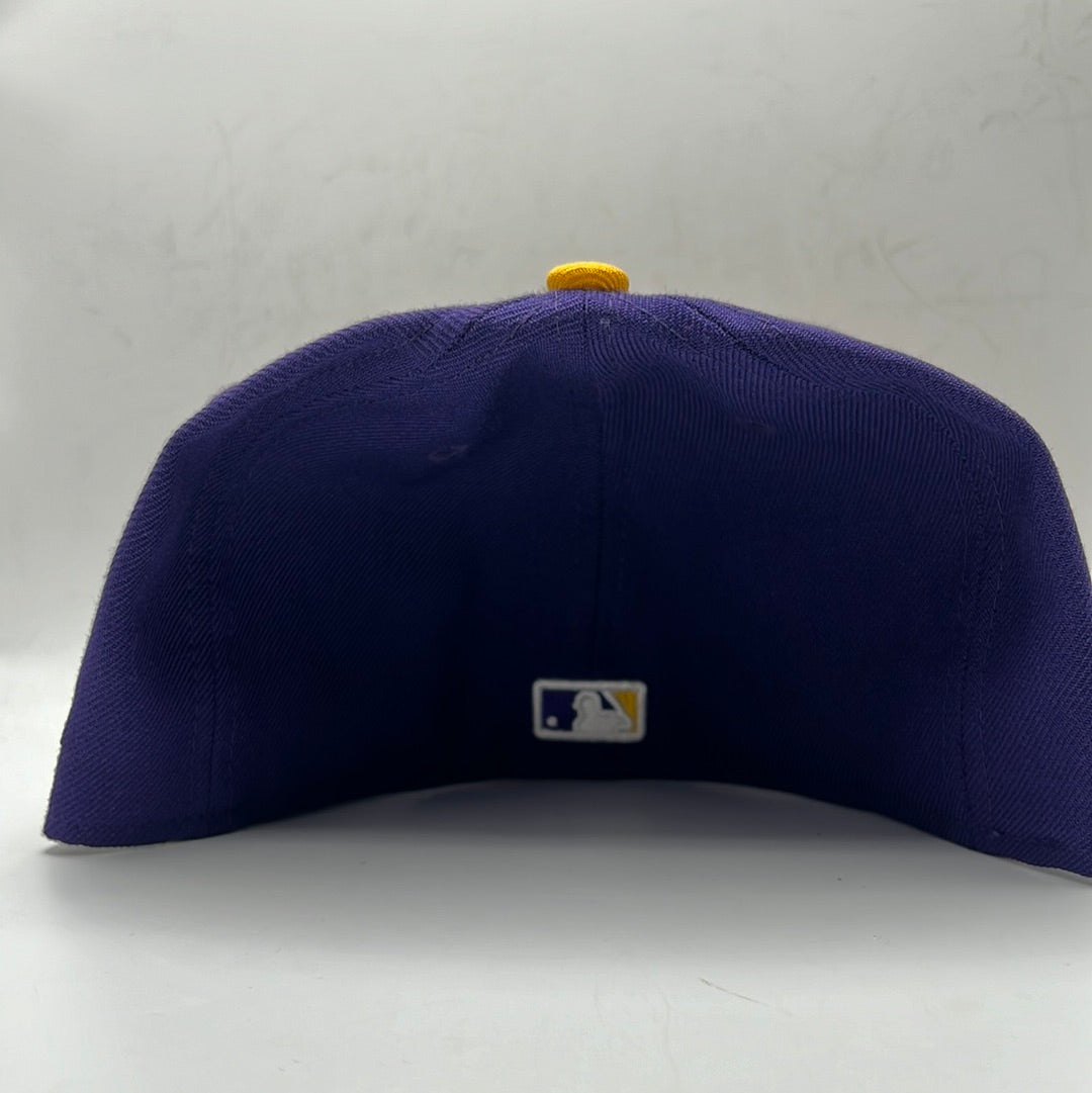 Los Angeles Dodgers MLB New Era 59Fifty Purple / Yellow Fitted Hat