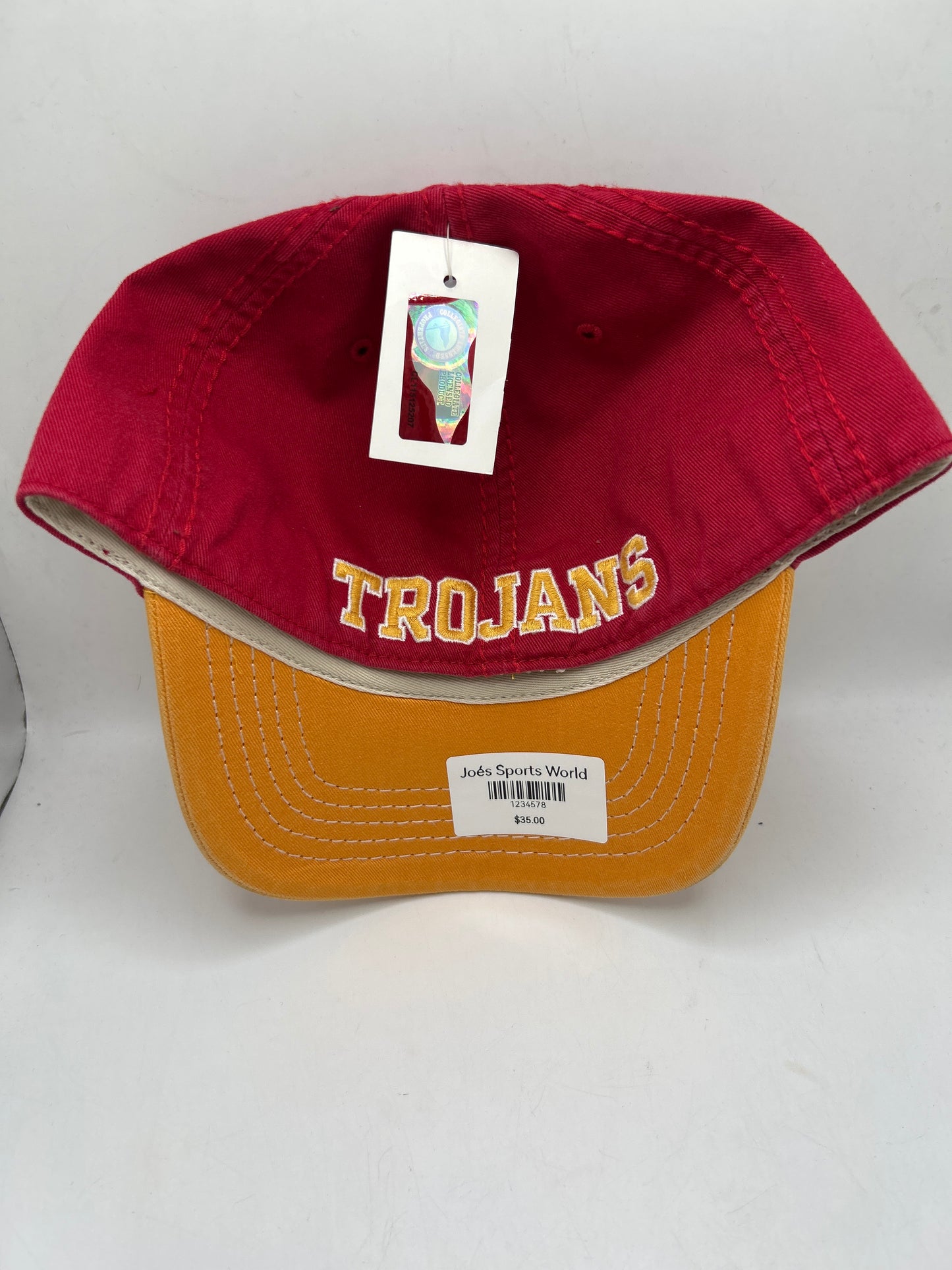 USC TROJANSVintage Hat
Cardinal and gold with emb Trojan logo