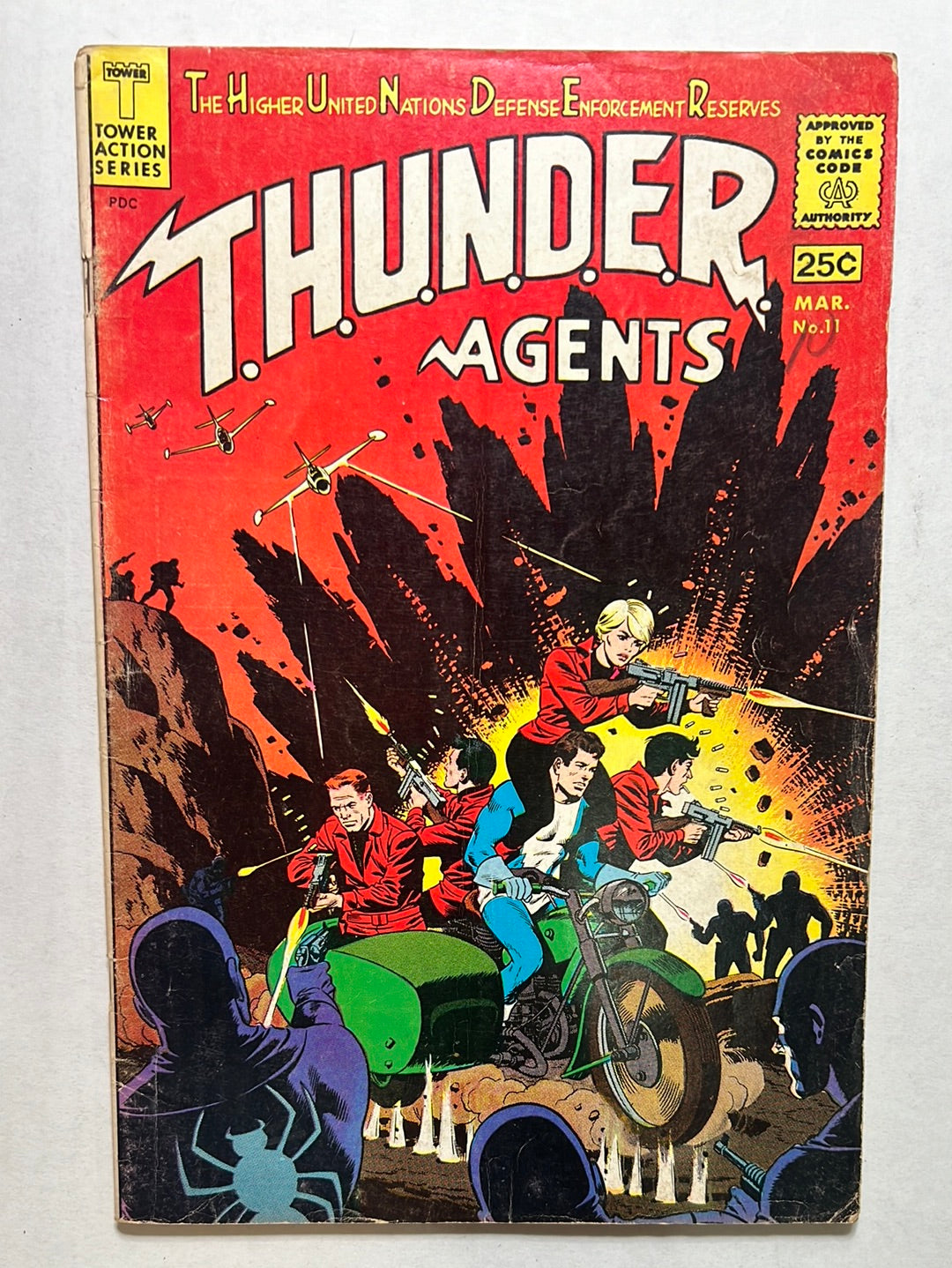 T.H.U.N.D.E.R. Agents Tower Action Series No.11 Comic Book