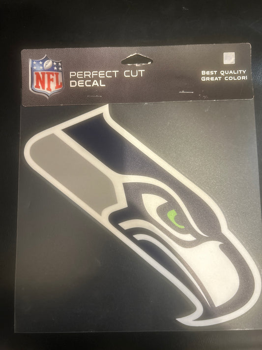 Seattle Seahawks NFL Perfect Cut Decal 8x8