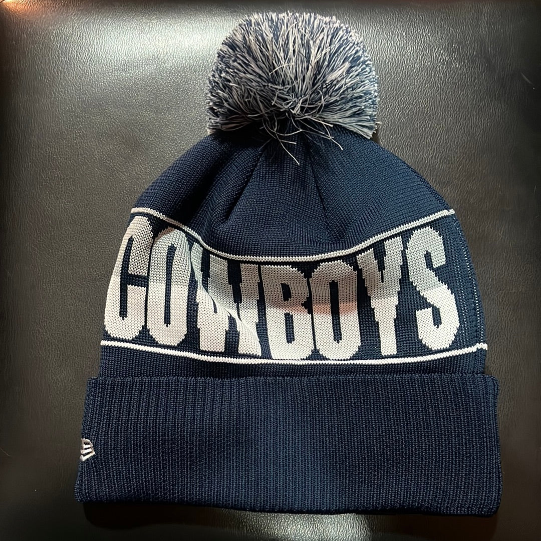 Dallas Cowboys NFL New Era Knit Pom Beanie