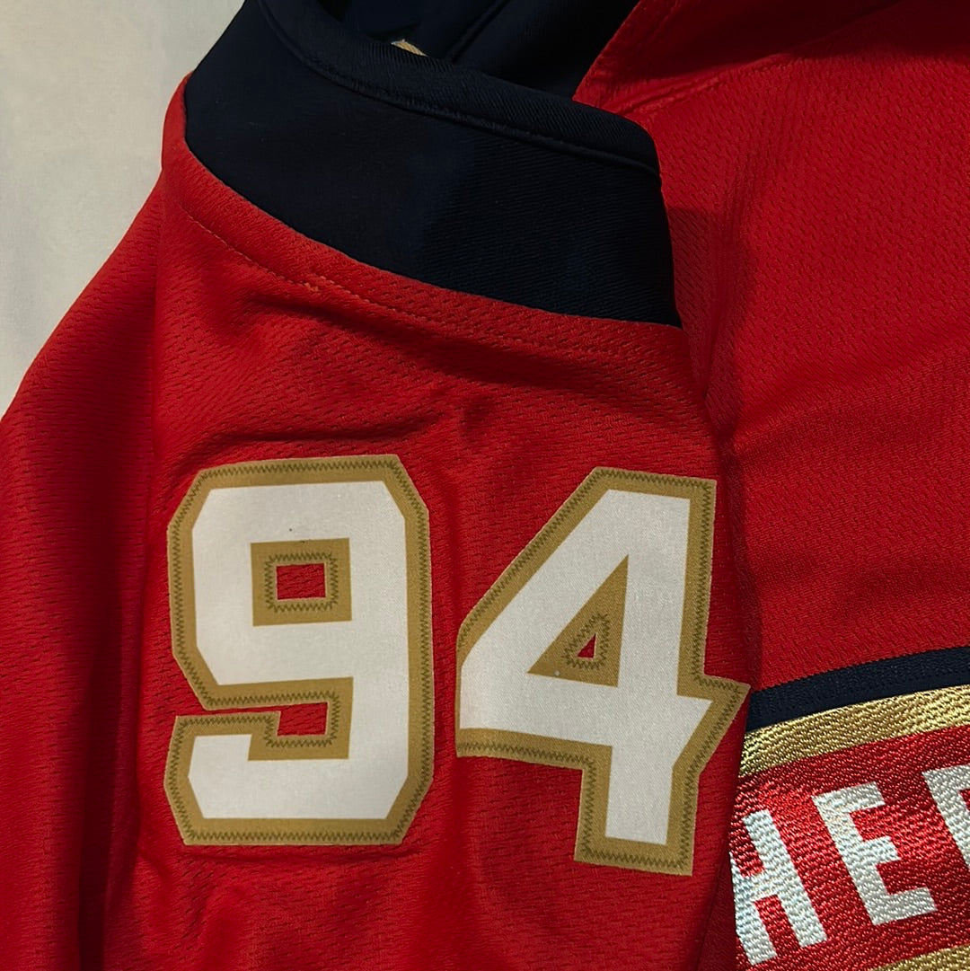 Florida Panthers NHL #94 Lomberg Fanatics Hockey Men’s Jersey