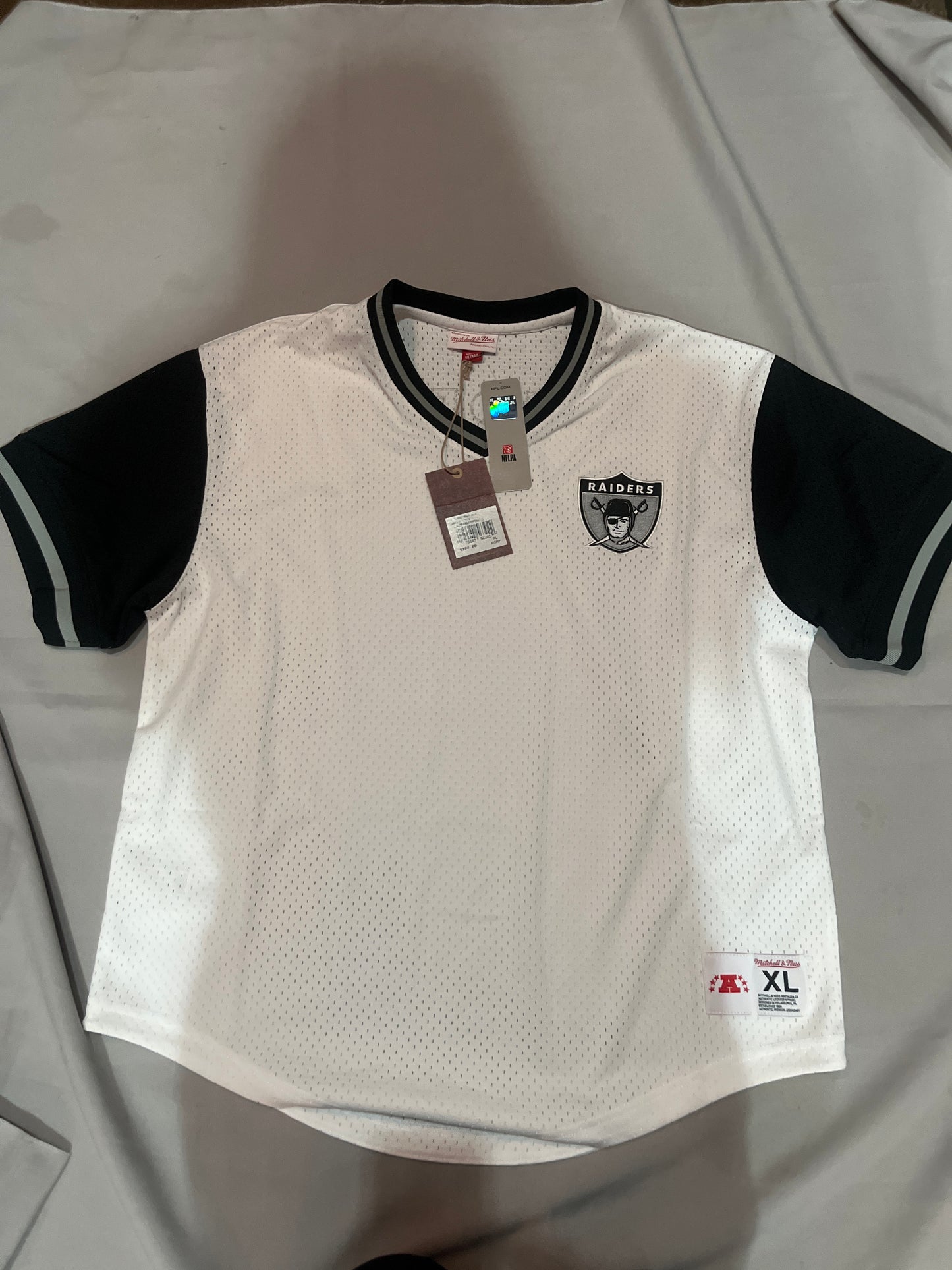 Las Vegas Raiders NFL Fashion Mesh V-Neck