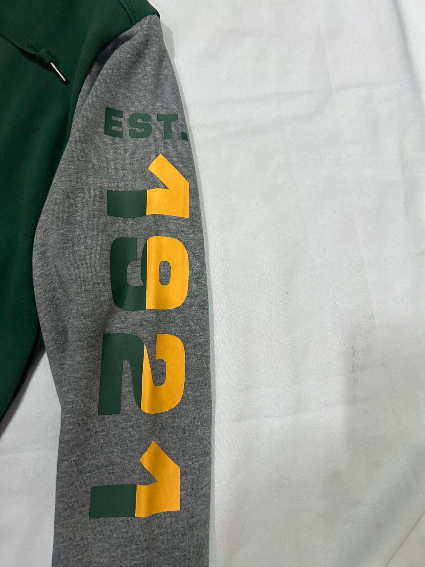 Green Bay Packers NFL Mitchell & Ness Throwbacks Full Zip Men Fleece