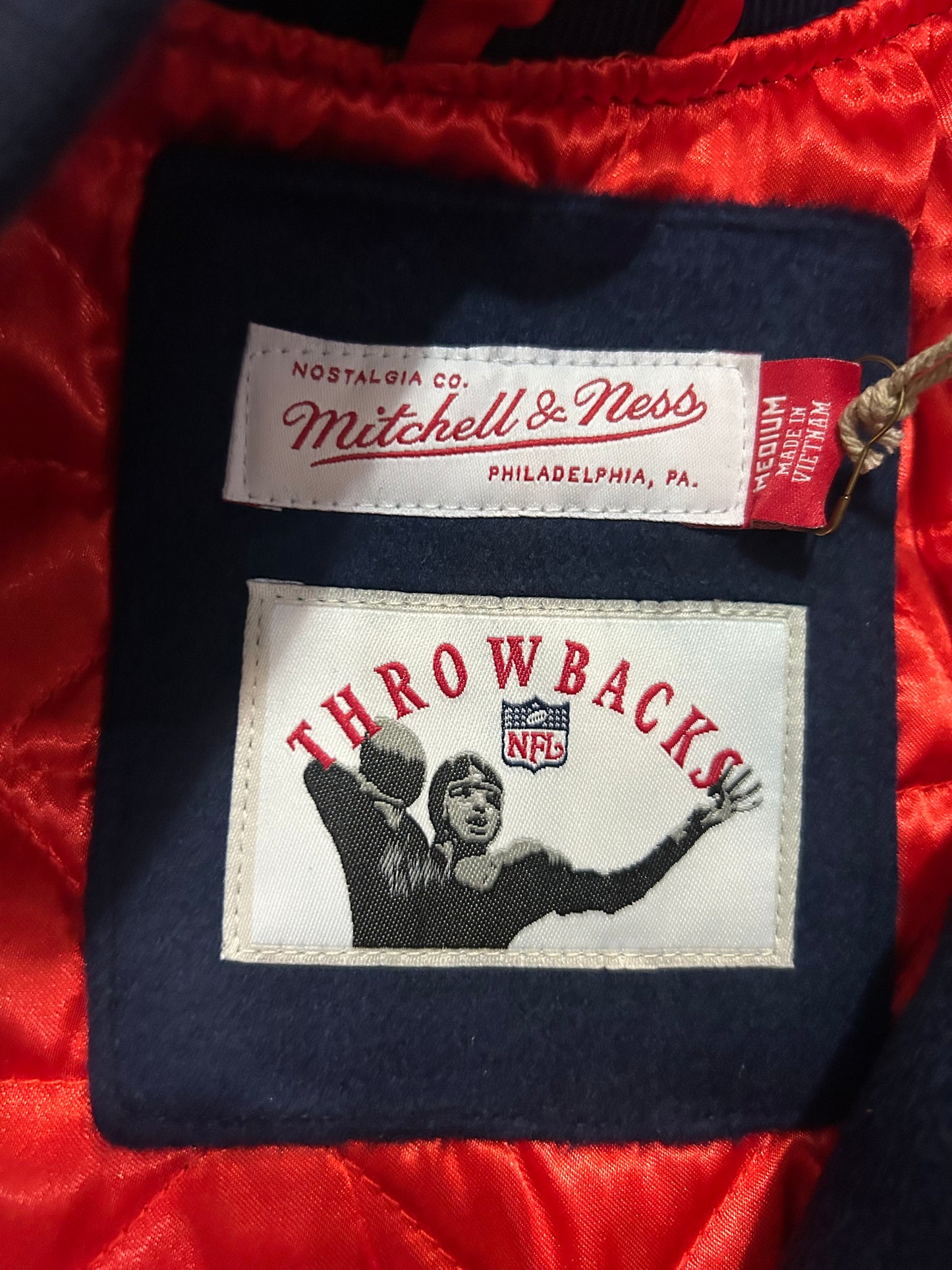 Chicago Bears NFL Mitchell & Ness Throwback Legacy Varsity Jacket