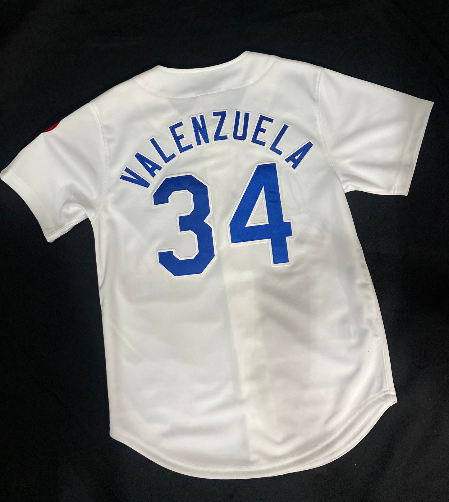 Los Angeles Dodgers MLB Mitchell & Ness Cooperstown Collection #34 Valenzuela Authentic Home 1981 Mens Jersey