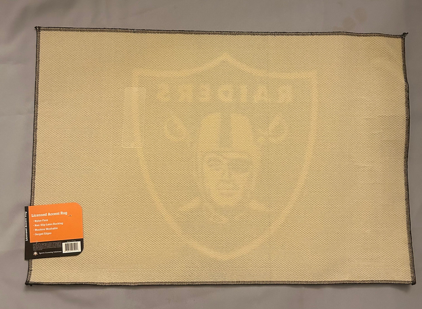 Las Vegas Raiders NFL Licensed Logo Accent Rug 29” X 30”