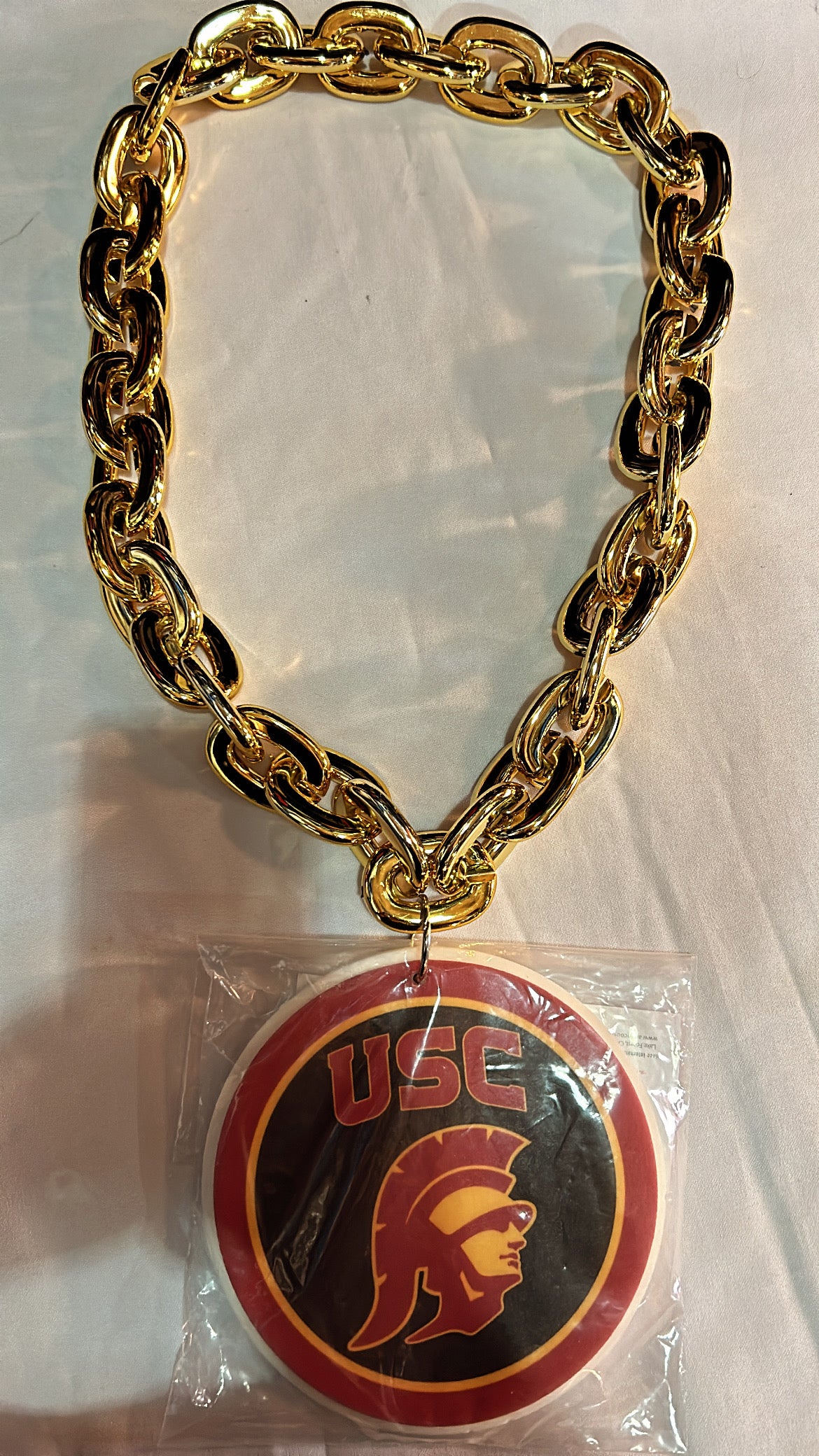 USC Trojans Gold and Plate Fanchain